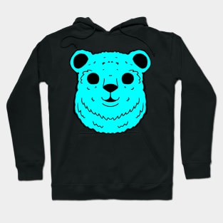 Totally Sick Neon Bear Head Hoodie